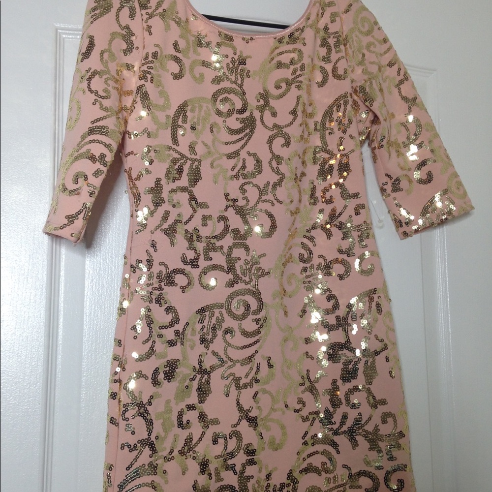 Peachy/pink - mini dress